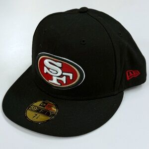 New Era San Francisco 49ers NFL Fitted Hat 7 3/8 59fifty Football